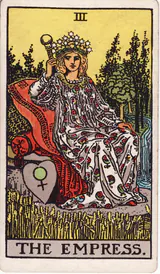 Императрица (The Empress) — карта Таро колоды Уэйта-Смит