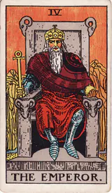 Император (The Emperor) — карта Таро колоды Уэйта-Смит