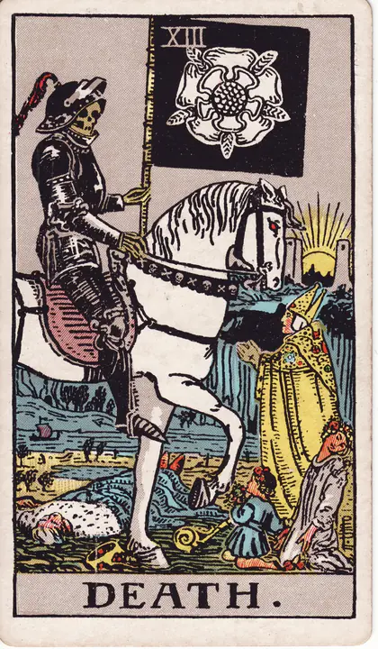 Смерть (Death) — карта Таро колоды Уэйта-Смит