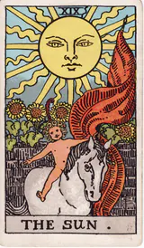 Солнце (The Sun) — карта Таро колоды Уэйта-Смит