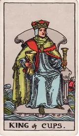Король Кубков (King of Cups) — карта Таро колоды Уэйта-Смит